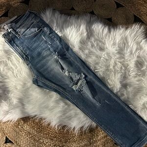 Risen jeans distressed capri nwt rdp5171 40028